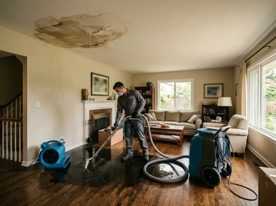 attic-pipe-burst-ceiling-drip-008 — frequently asked questions, Water Damage Restoration & Carpet Care in Peachtree City, GA